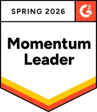 G2 Momentum Leader Spring 2026 badge